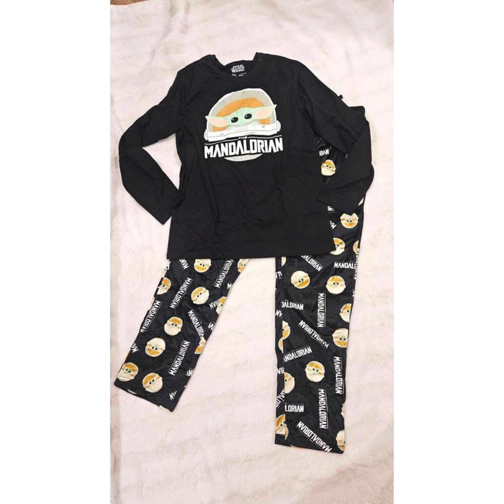 Crazy Lounge The Mandalorian Mens Pajama Set-Size M